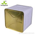 China white tin square metal bucket with spout Manufactory